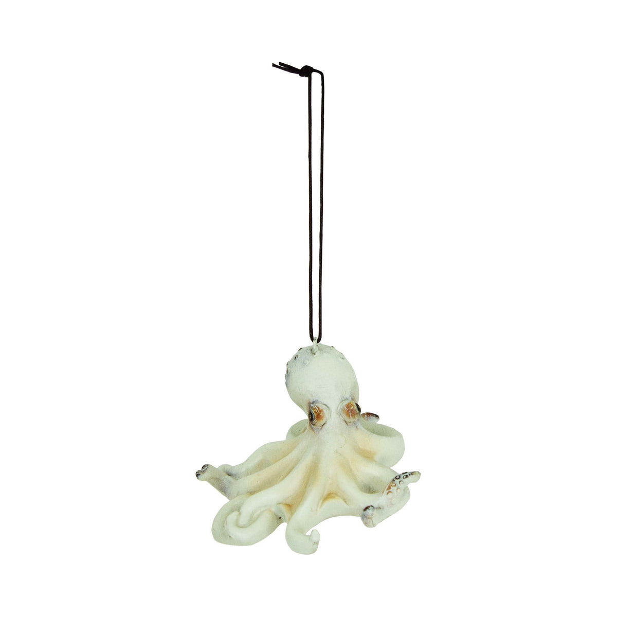 Octopus Ornament – Antique White (Pkg. 6)