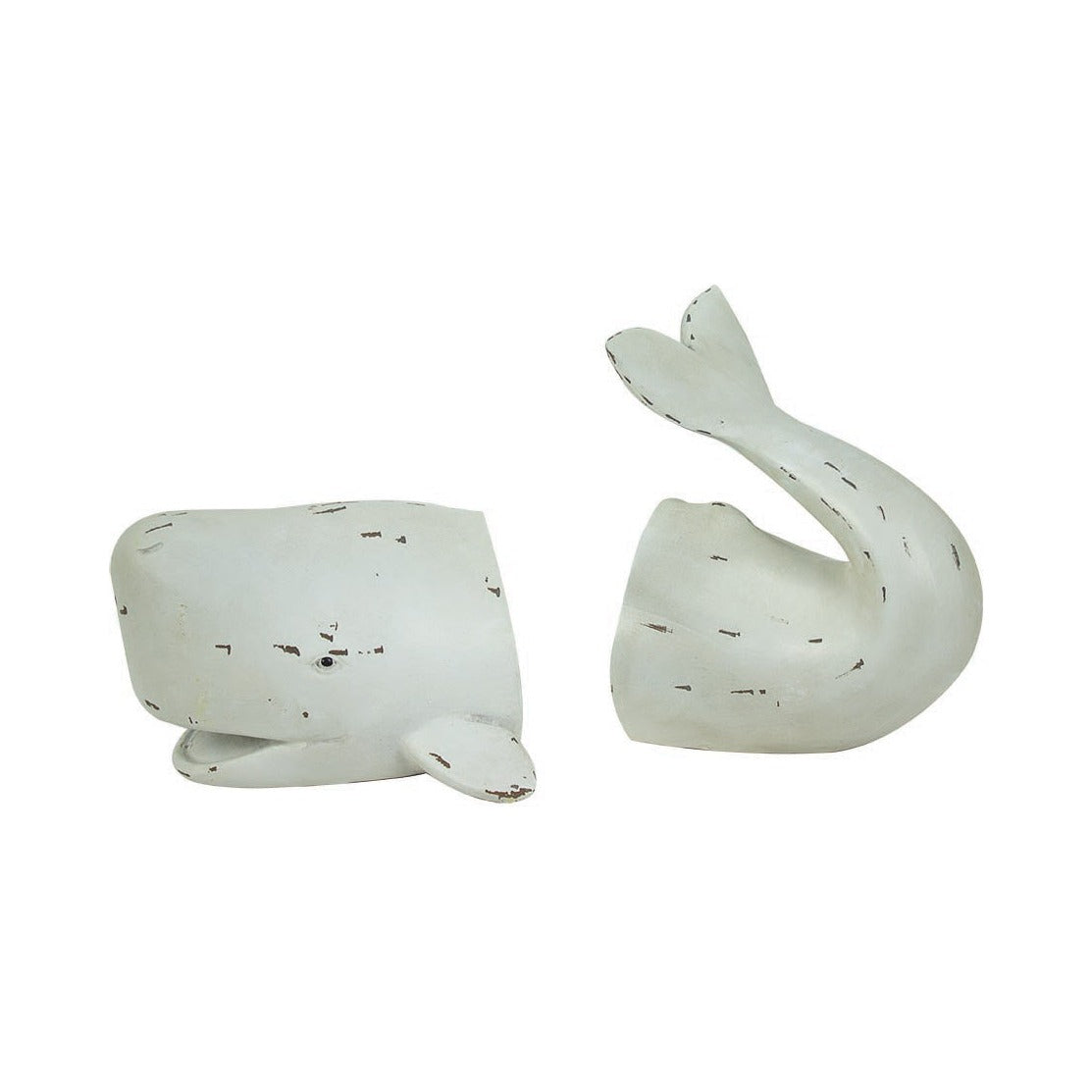 White Whale Bookend – Resin