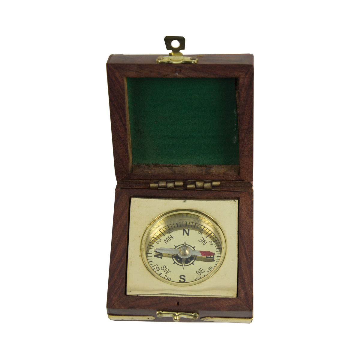 Compass In Domed Box – Brass (Min. 2)