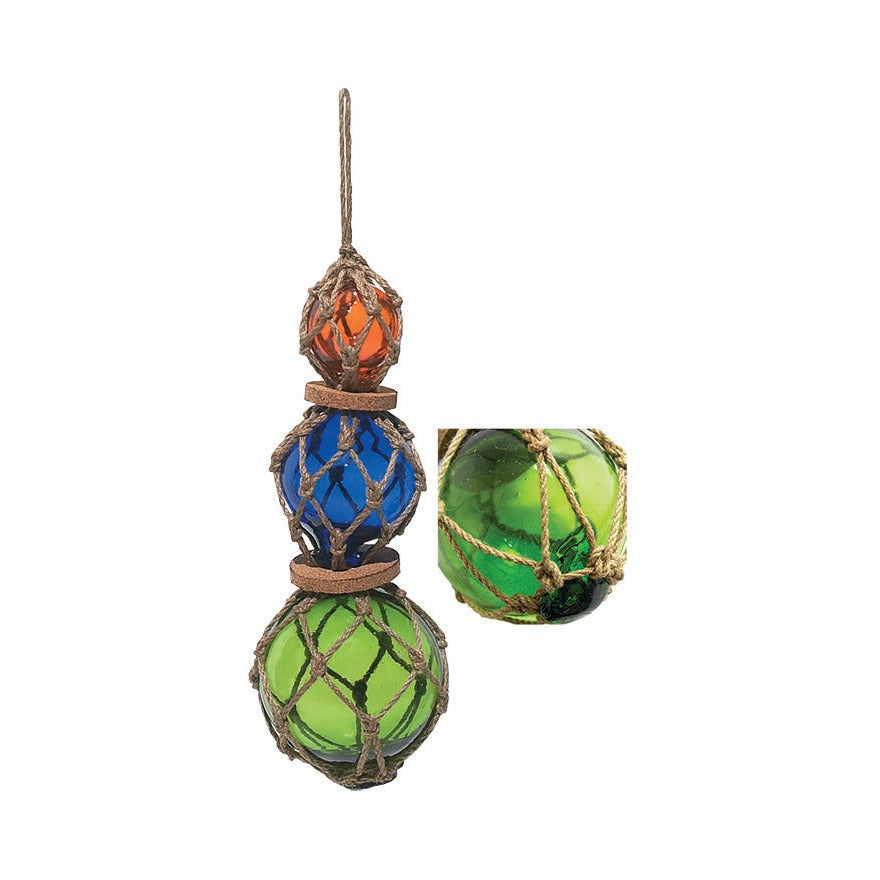 S/3 Rope Buoy – Amber, Dk. Blue, Green – (Pkg. 2) – Final Sale