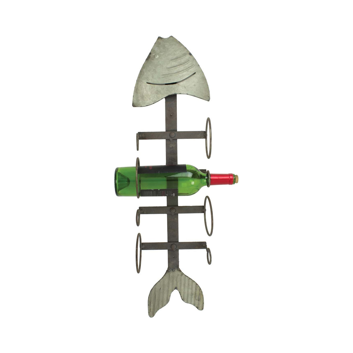 Fish Bone Wine Holder – Tin (min. 2)