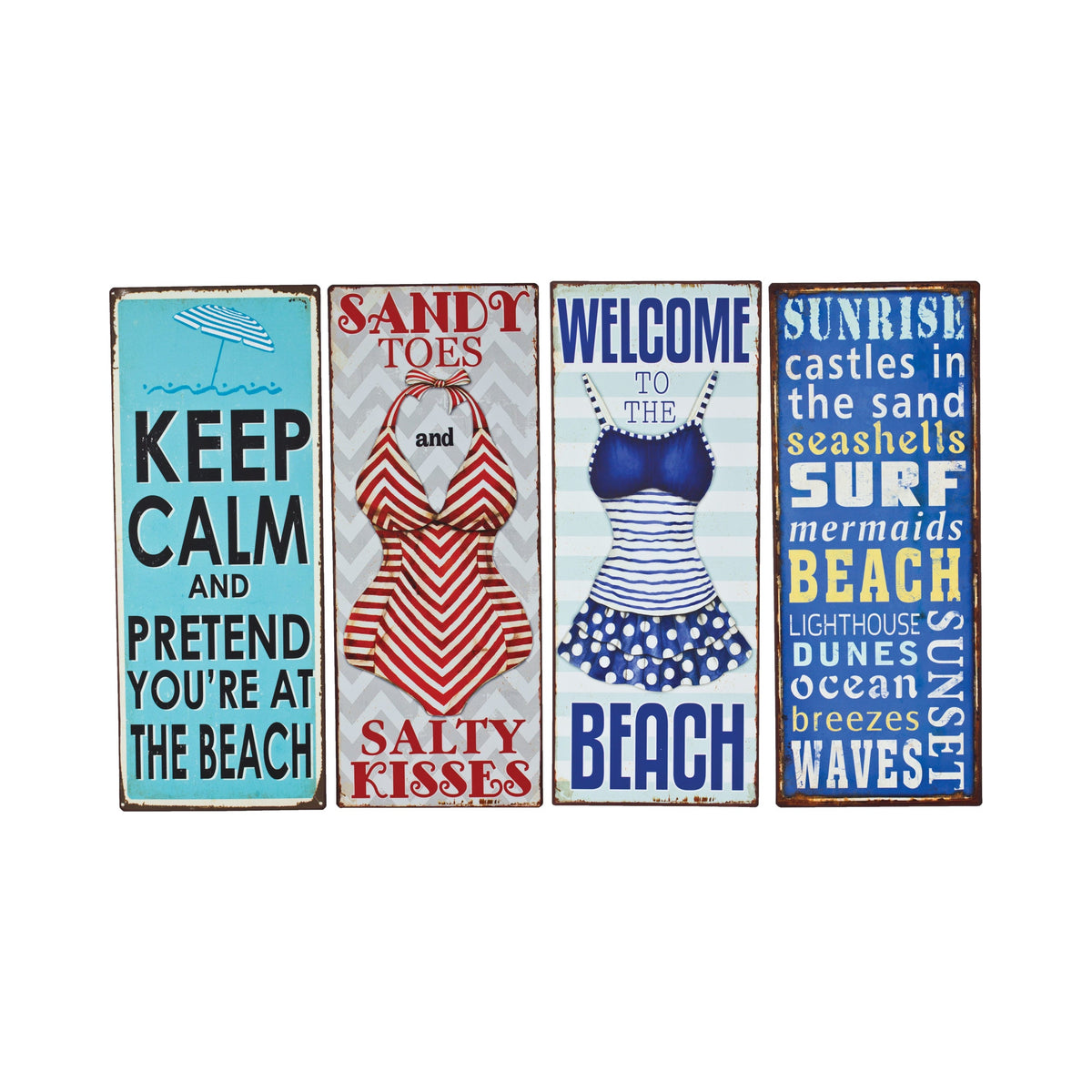 Nautical Signs – Tin (Pkg. 8)