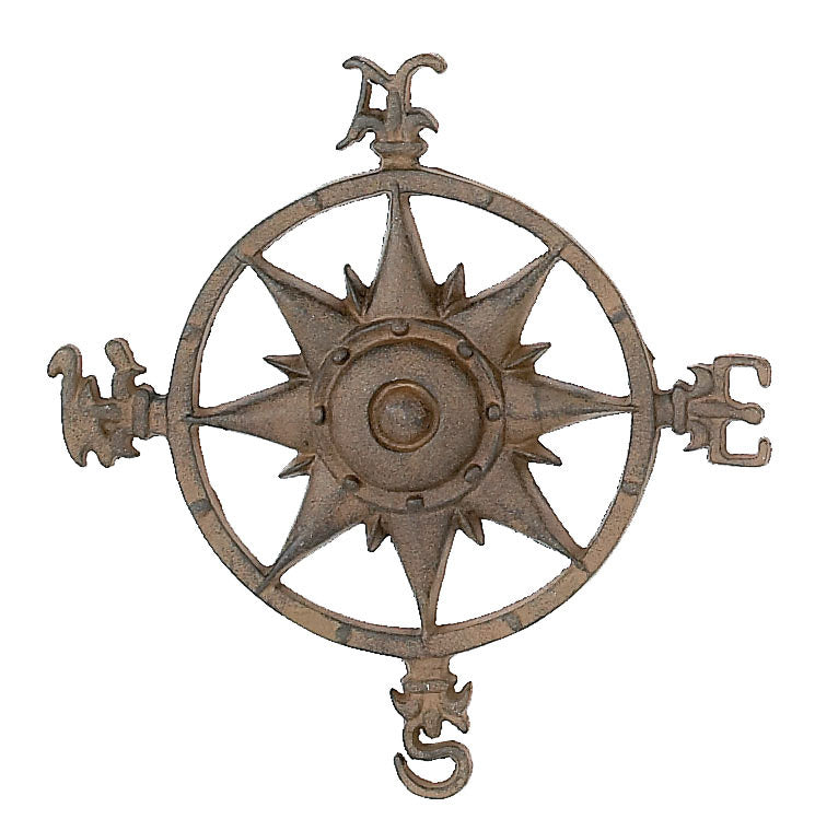 Compass Rose Med. – Rust (Pkg. 2)