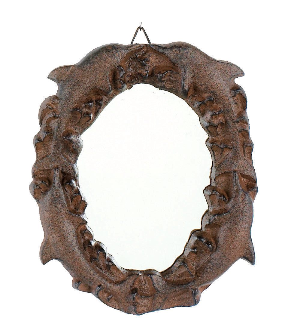 Dolphin Mirror – Rust