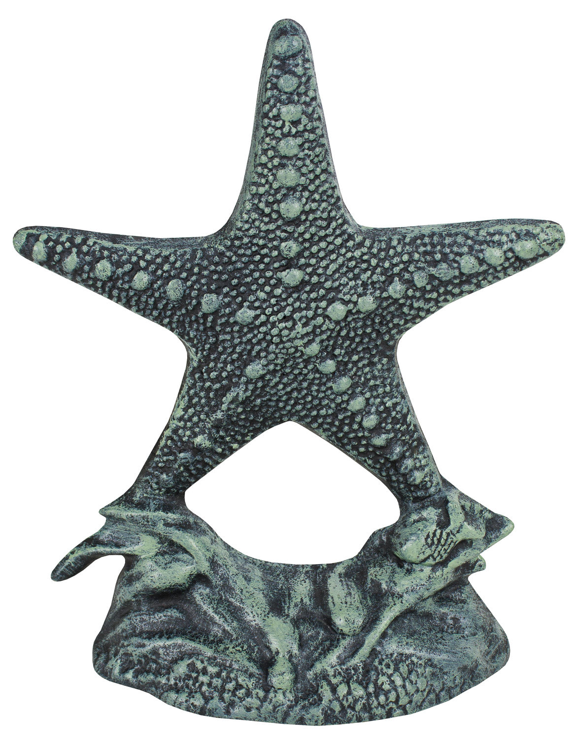 Starfish Door Stop – Verdigris
