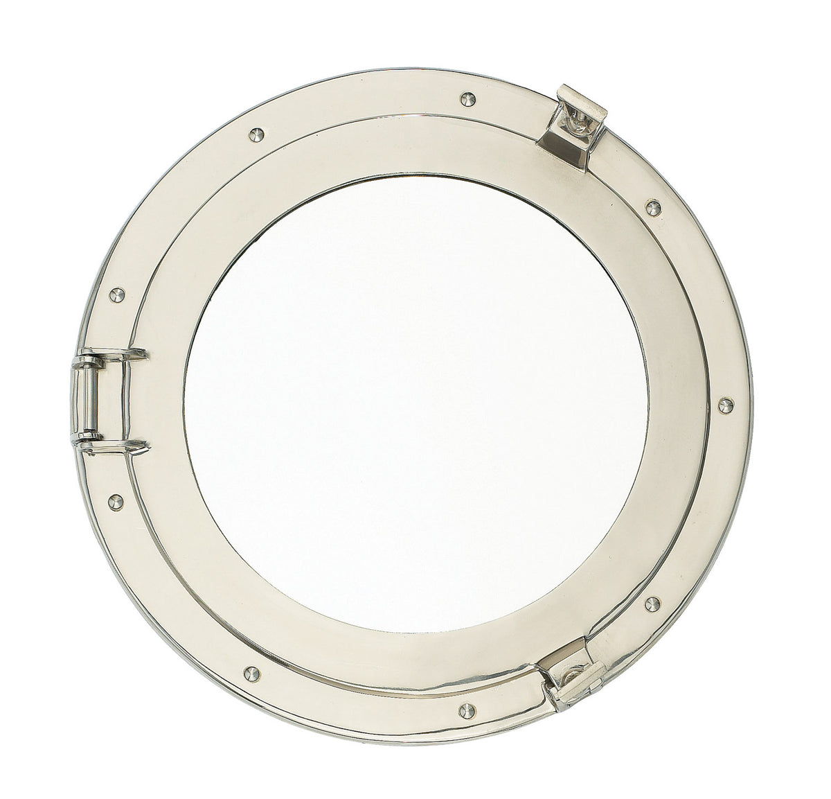 Porthole Mirror – Nickel 20″Dia (13.5″ Mirror)