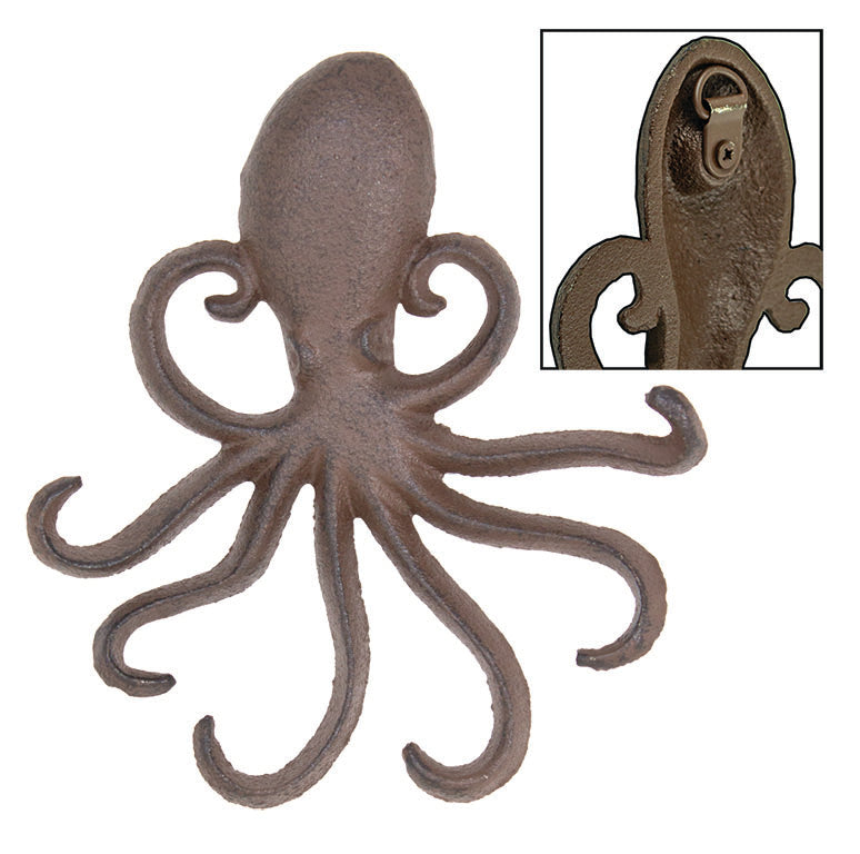 Octopus Hook – Rust (Pkg. 4)