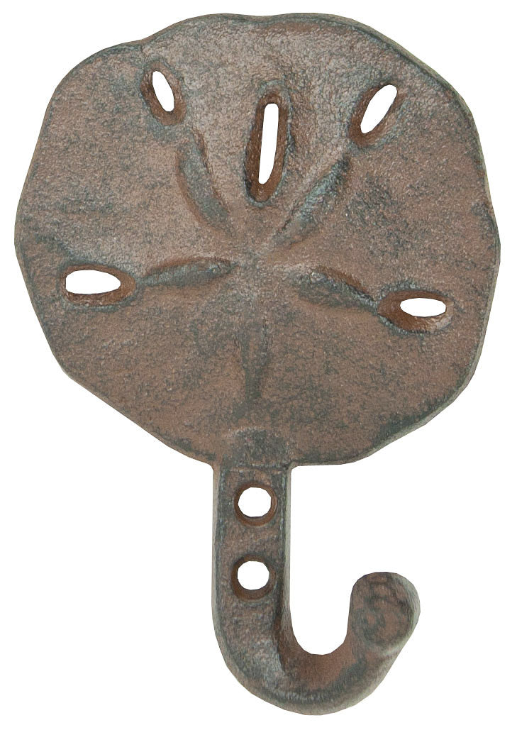 Sand Dollar Hook – Rust (Pkg. 6)