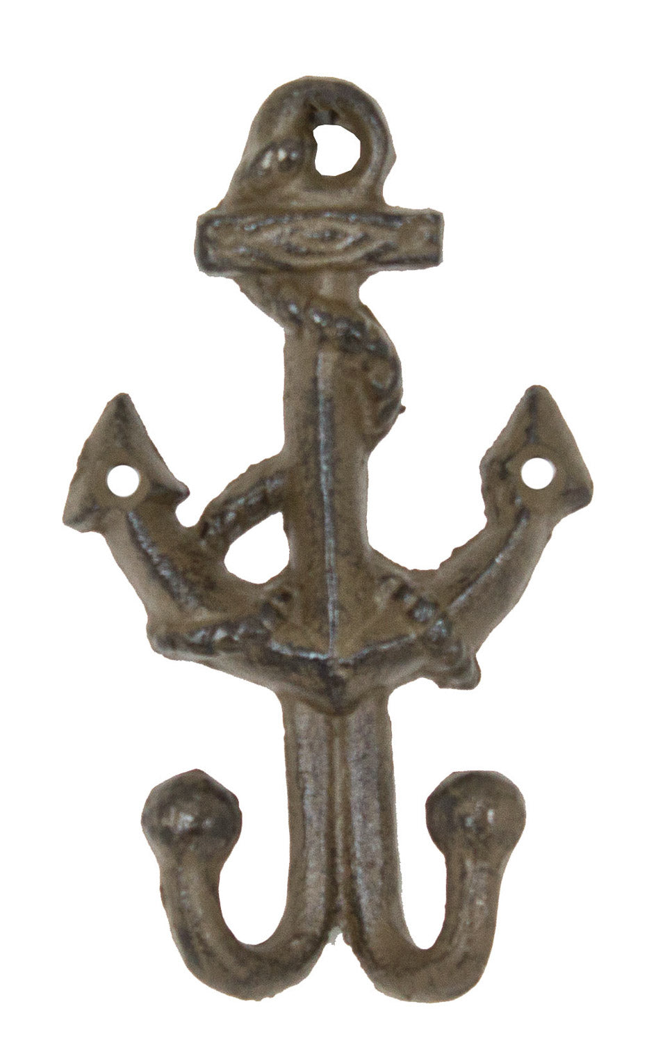 Anchor Double Hook – Rust (pkg. 12)