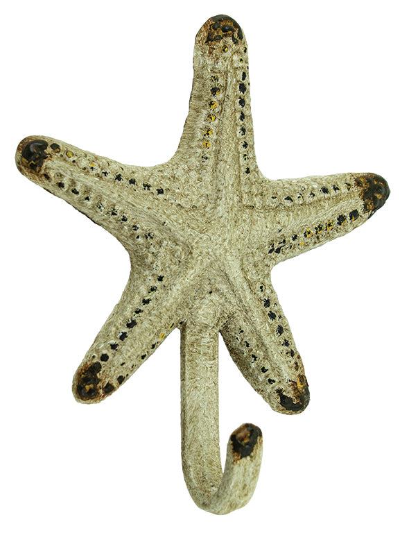 Starfish Hook – Antique White (Pkg. 2)