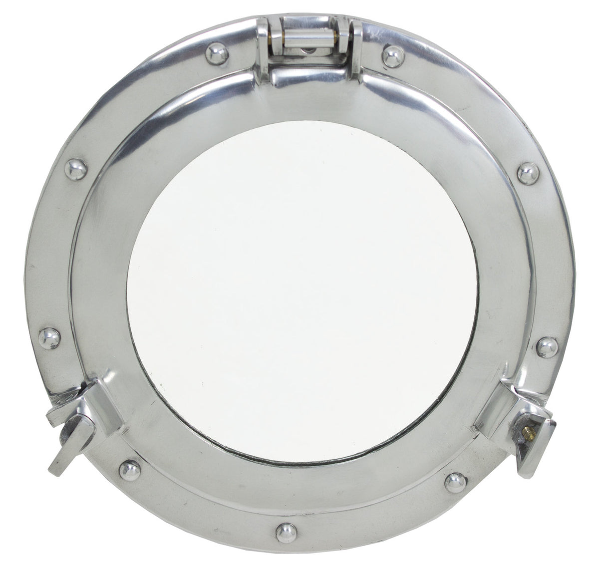 Porthole Mirror – Pol. Aluminum