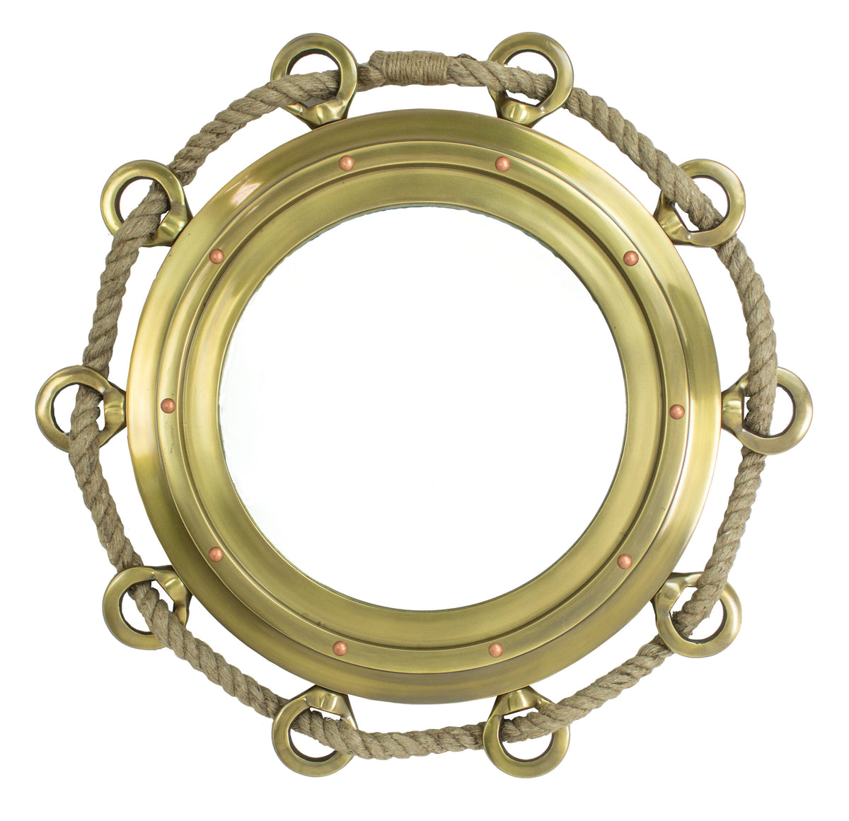 Porthole Mirror 24″W x 12″Dia.
