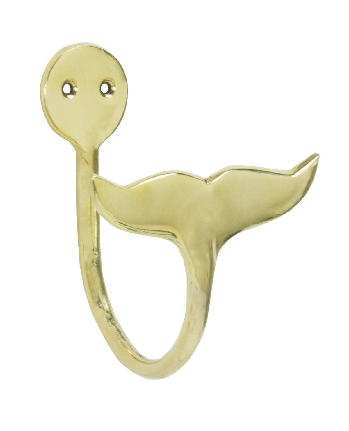 Whale Tail Hook-Brass – (Pkg. 2)