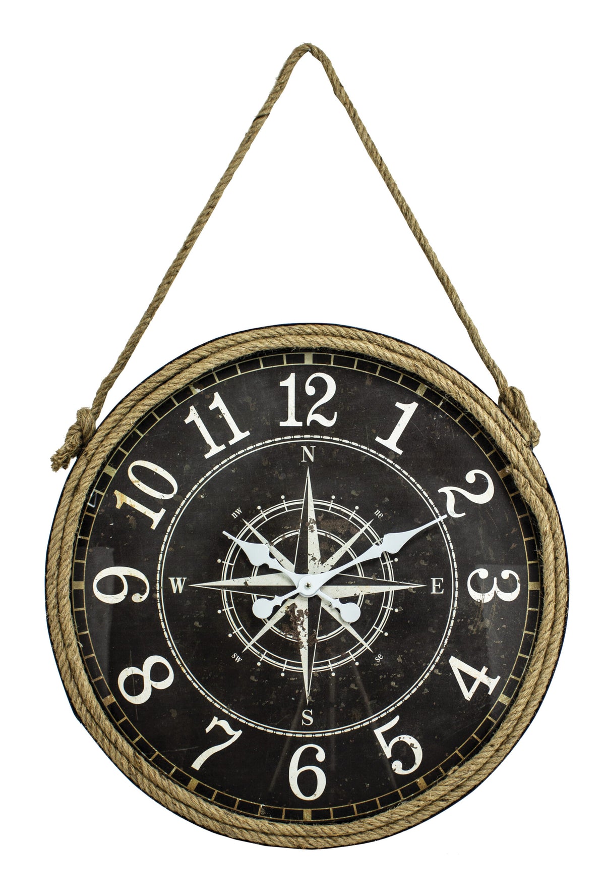 Compass Rose Clock