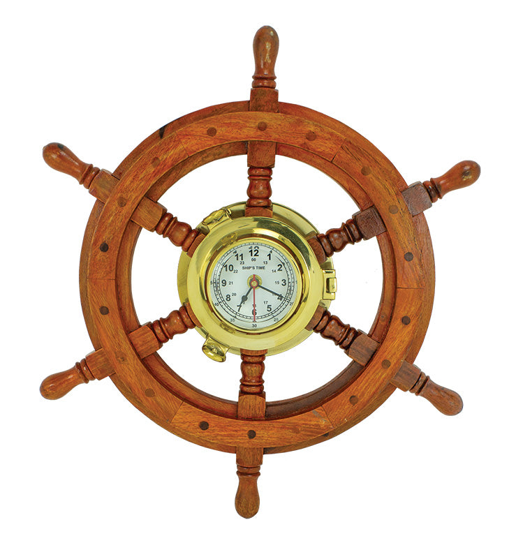 Ship’s Wheel Clock