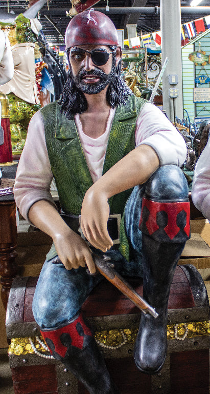 Pirate Sitting On Chest