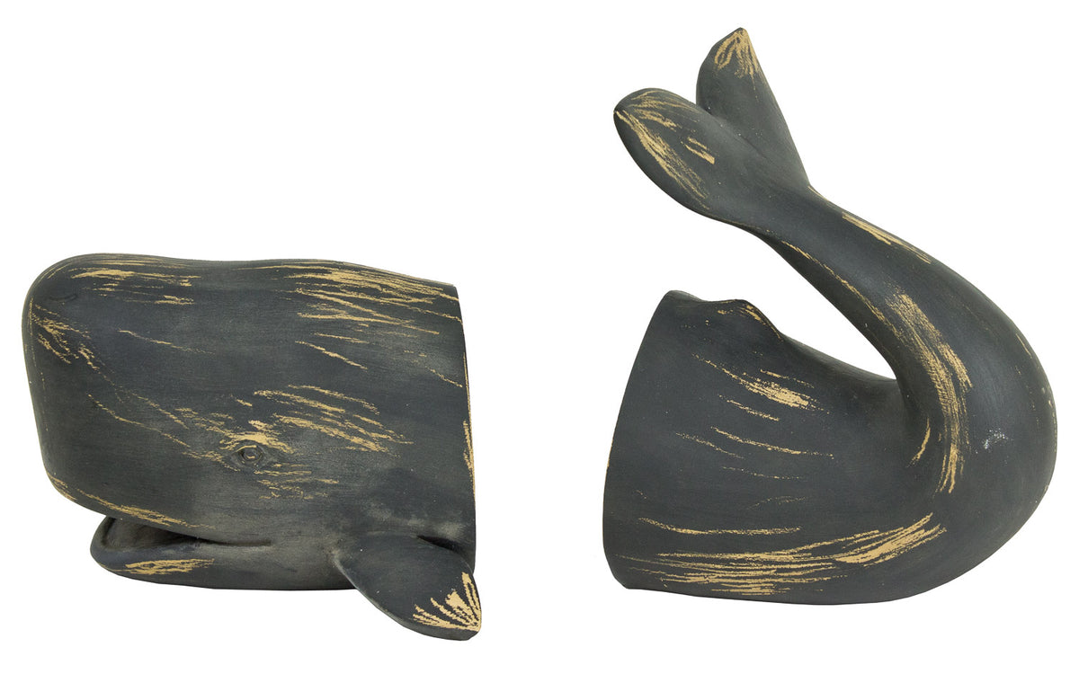 Whale Bookend – Resin