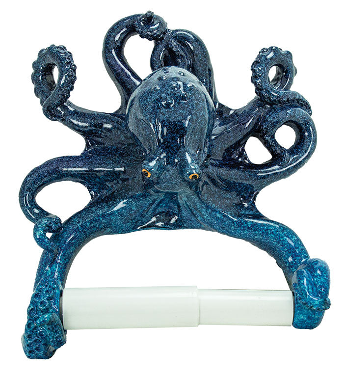Octopus Toilet Paper Holder – Blue