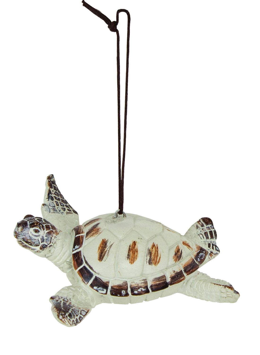 Sea Turtle Ornament – Antique White (Pkg. 6)