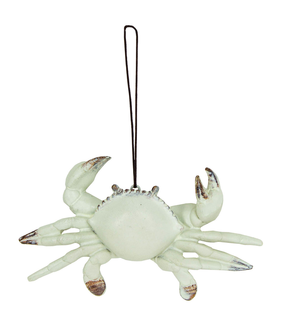 Crab Ornament – Antique White (Pkg. 6)