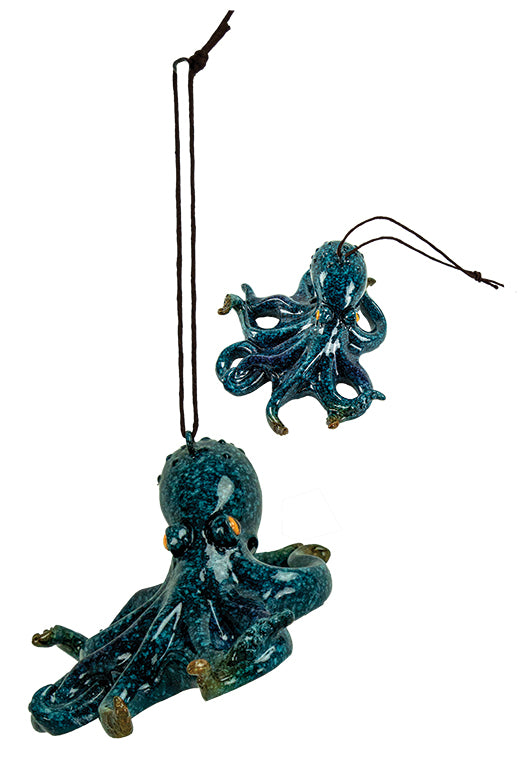 Octopus Ornament – Blue (Pkg. 6)