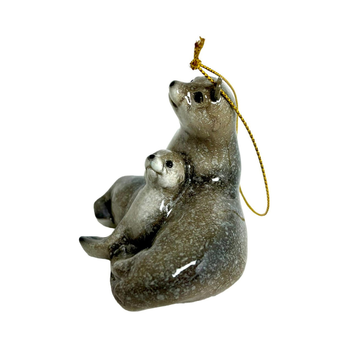 Seal Mom & Pup Ornament (Pkg. 6)