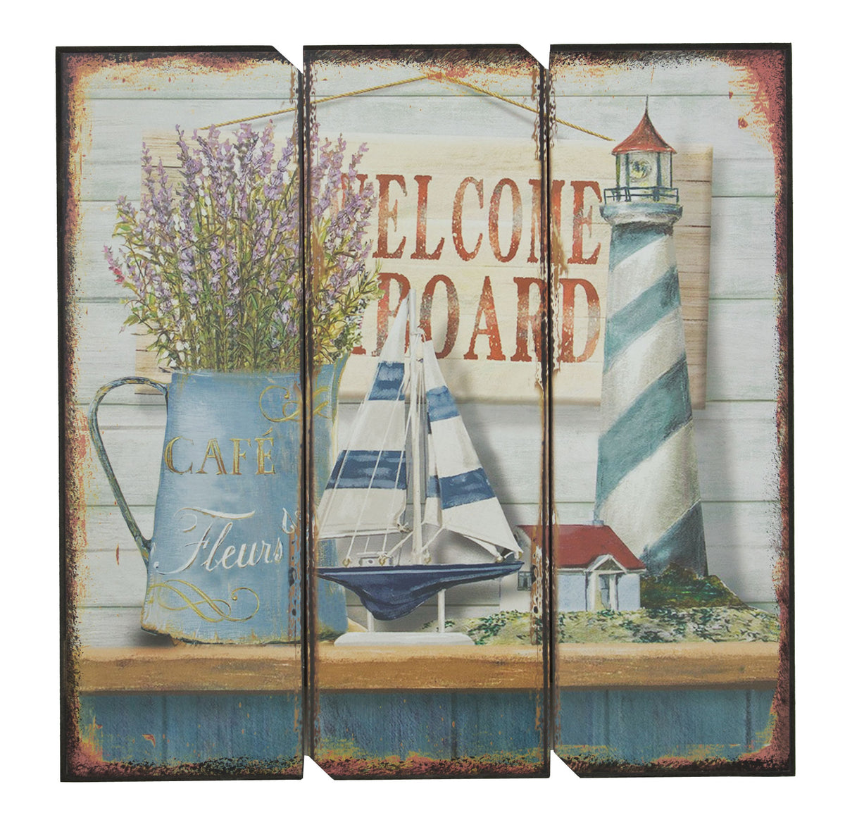 Welcome Aboard – Wood (min. 2)