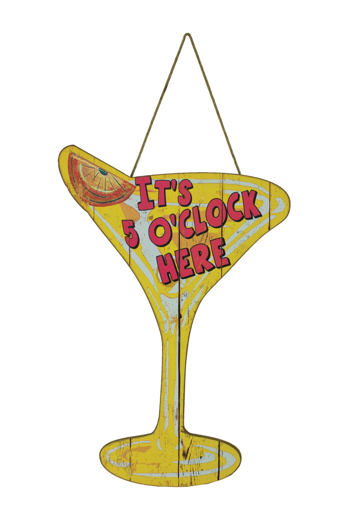 5 O’Clock Sign – Wood