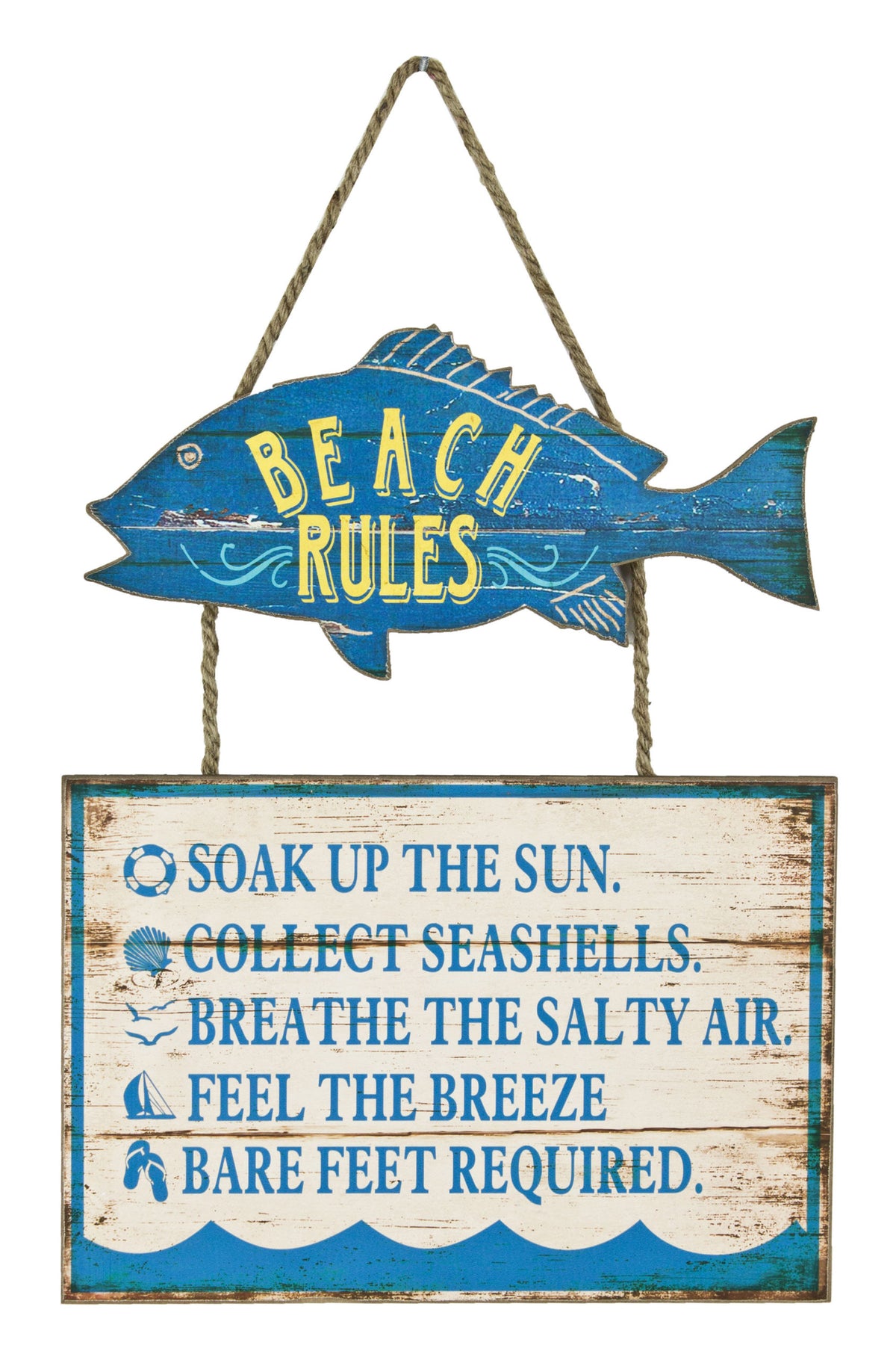 Beach Rules – Wood (Min. 2)