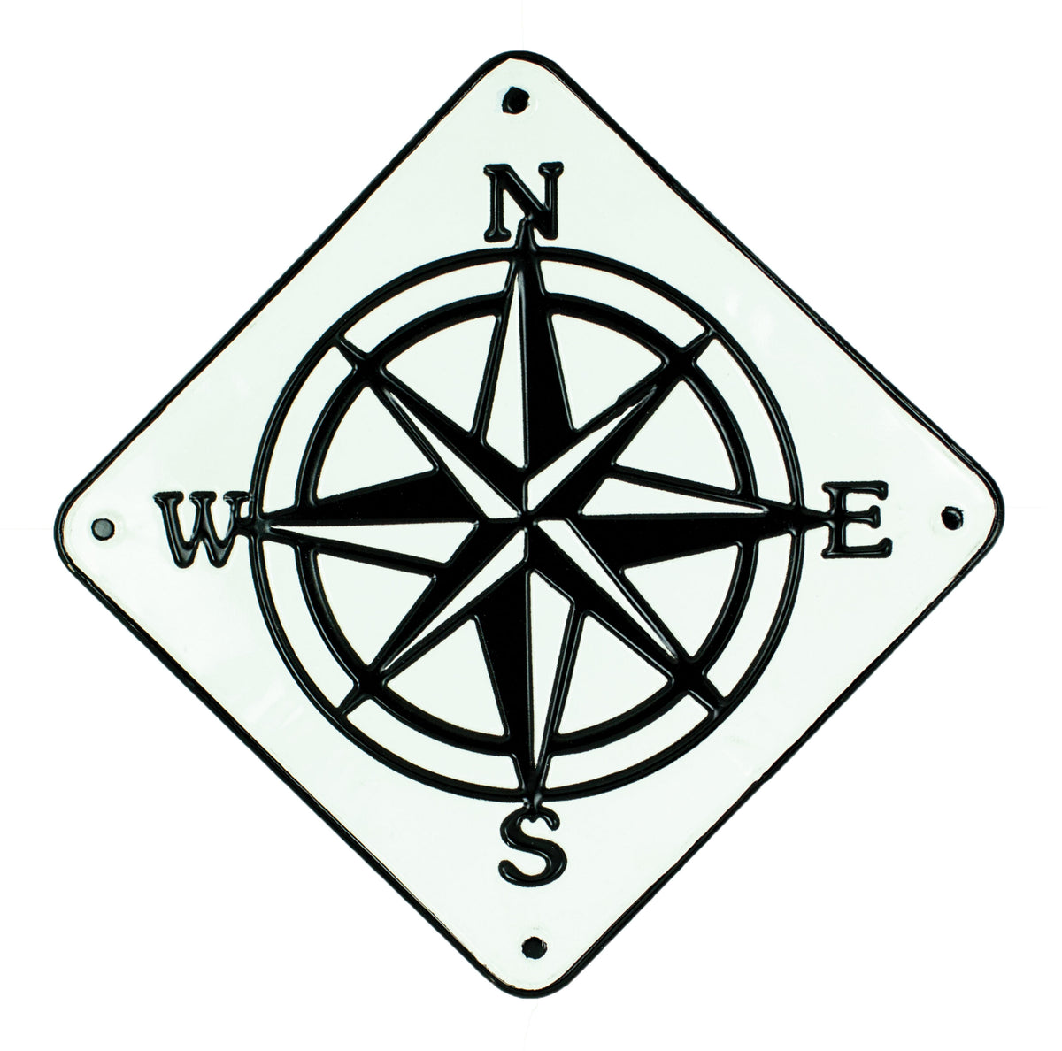 Compass Rose Sign – Tin (Min. 2)