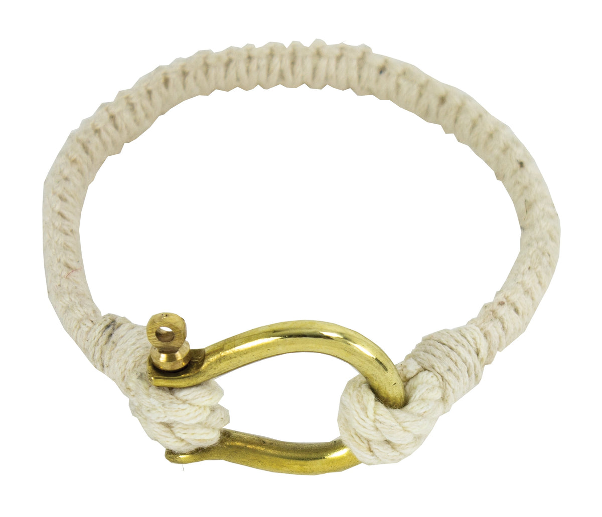 White Shackle Bracelet – (Pkg. 6)
