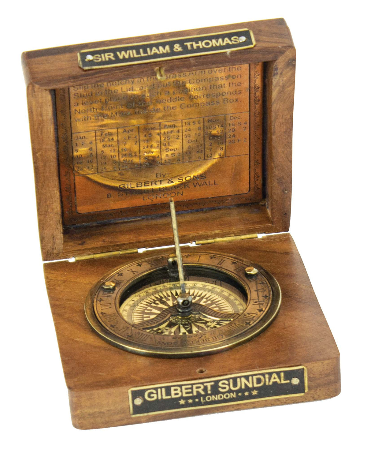 Sundial Compass Box