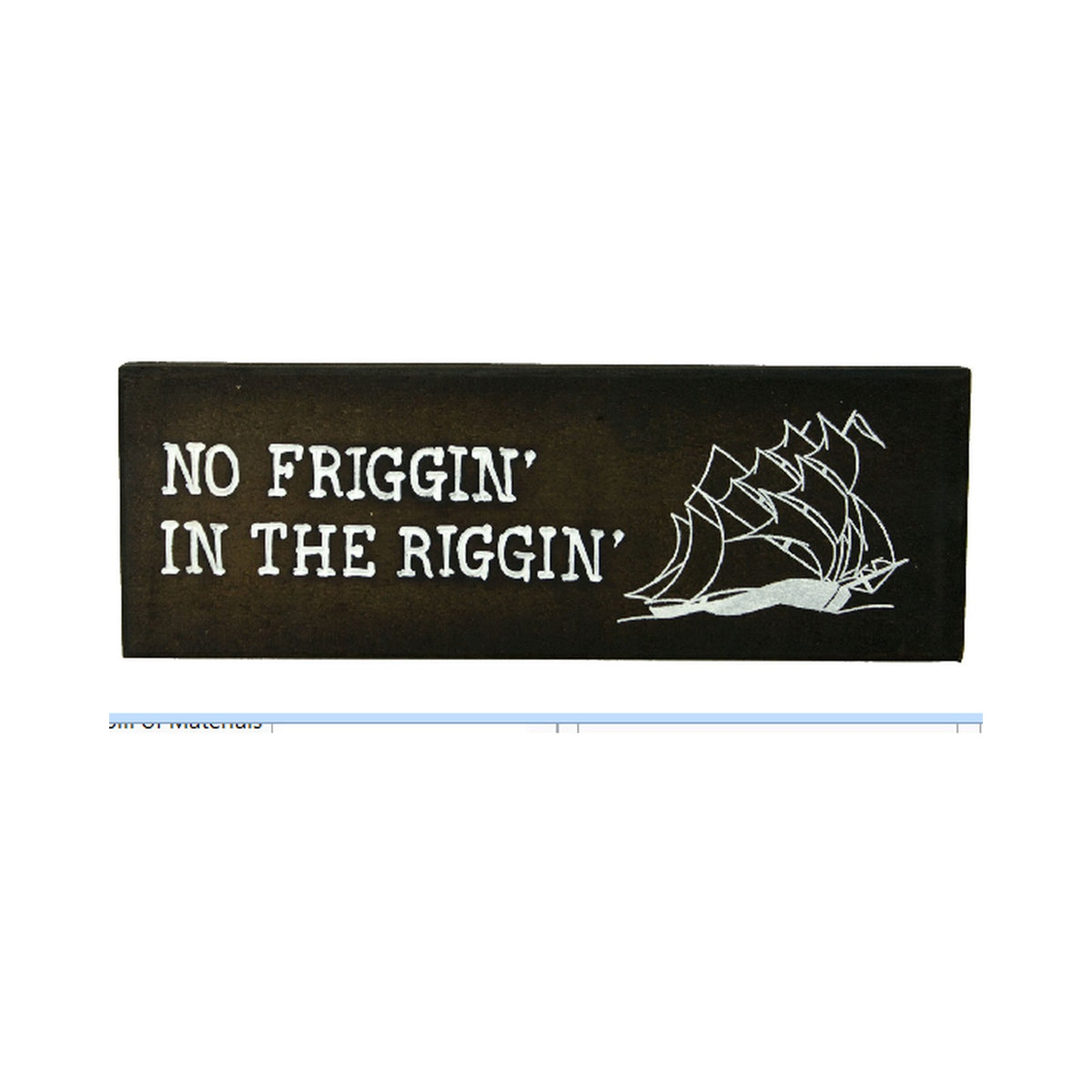 No Friggin’ Pub Sign- (Pkg 4)