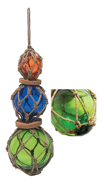 S/3 Rope Buoy – Amber, Dk. Blue, Green – (Pkg. 2) – Final Sale — view 2