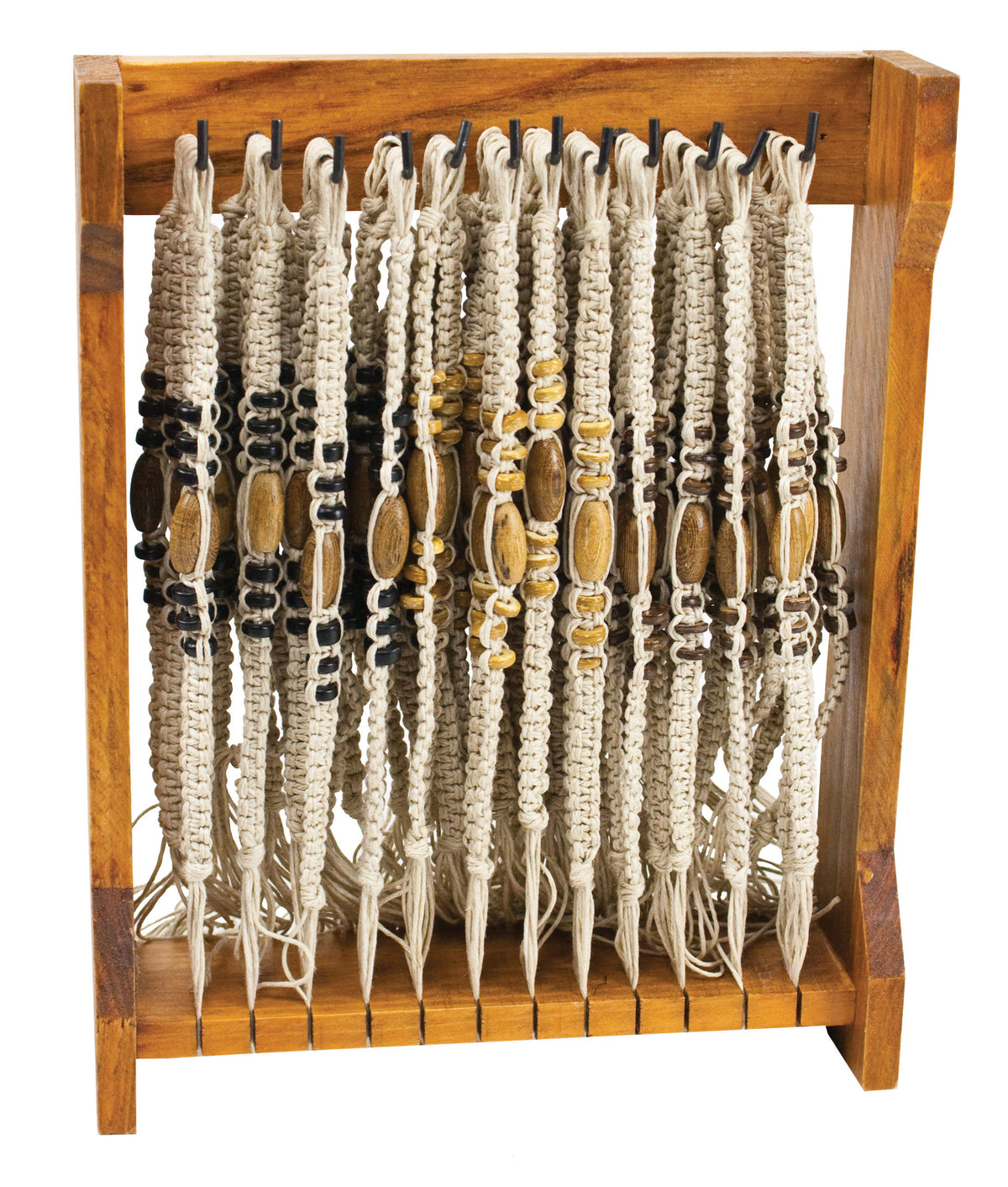 Hemp Bracelets w/ Nut Beads – (Pkg. 12)