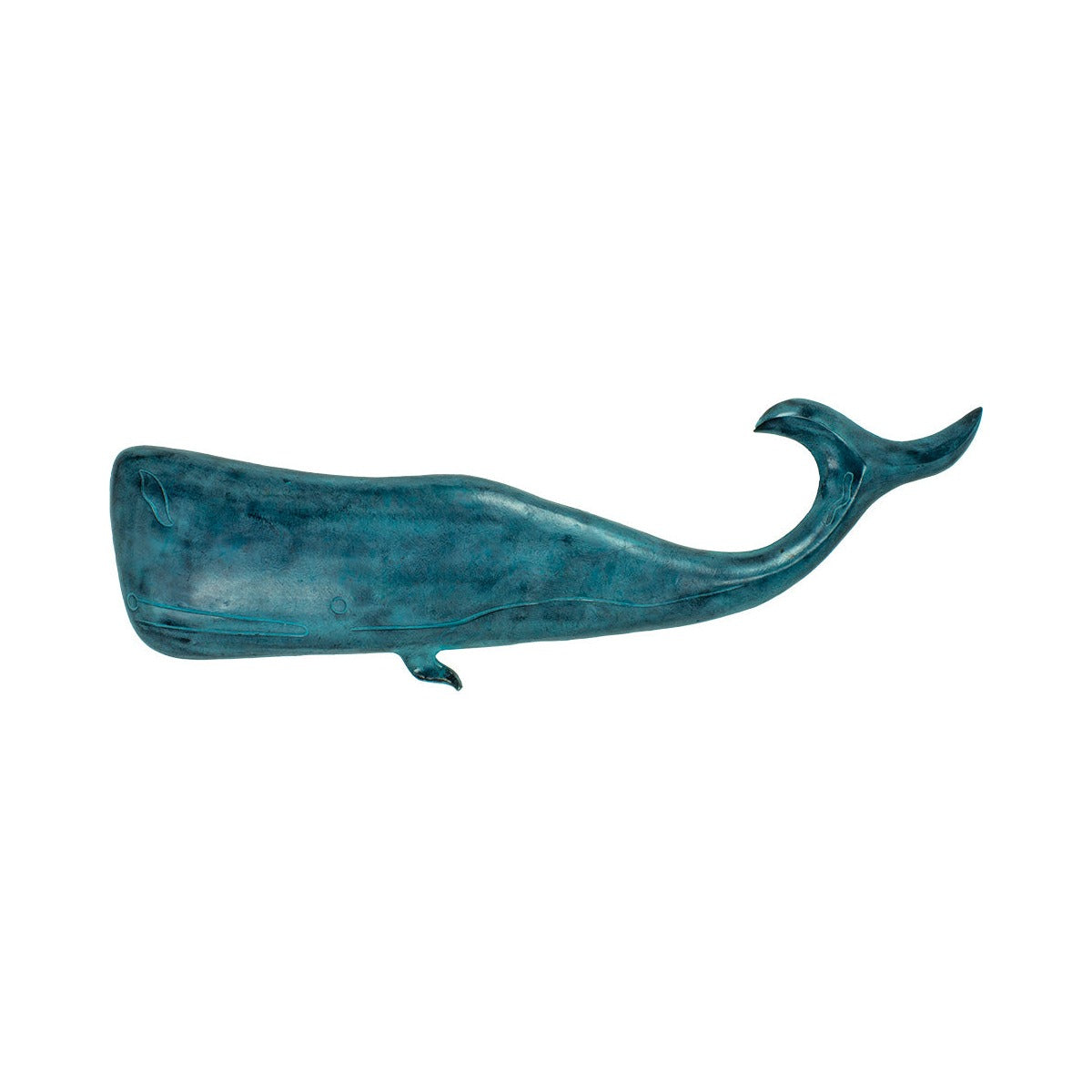 Whale Plaque – Blue