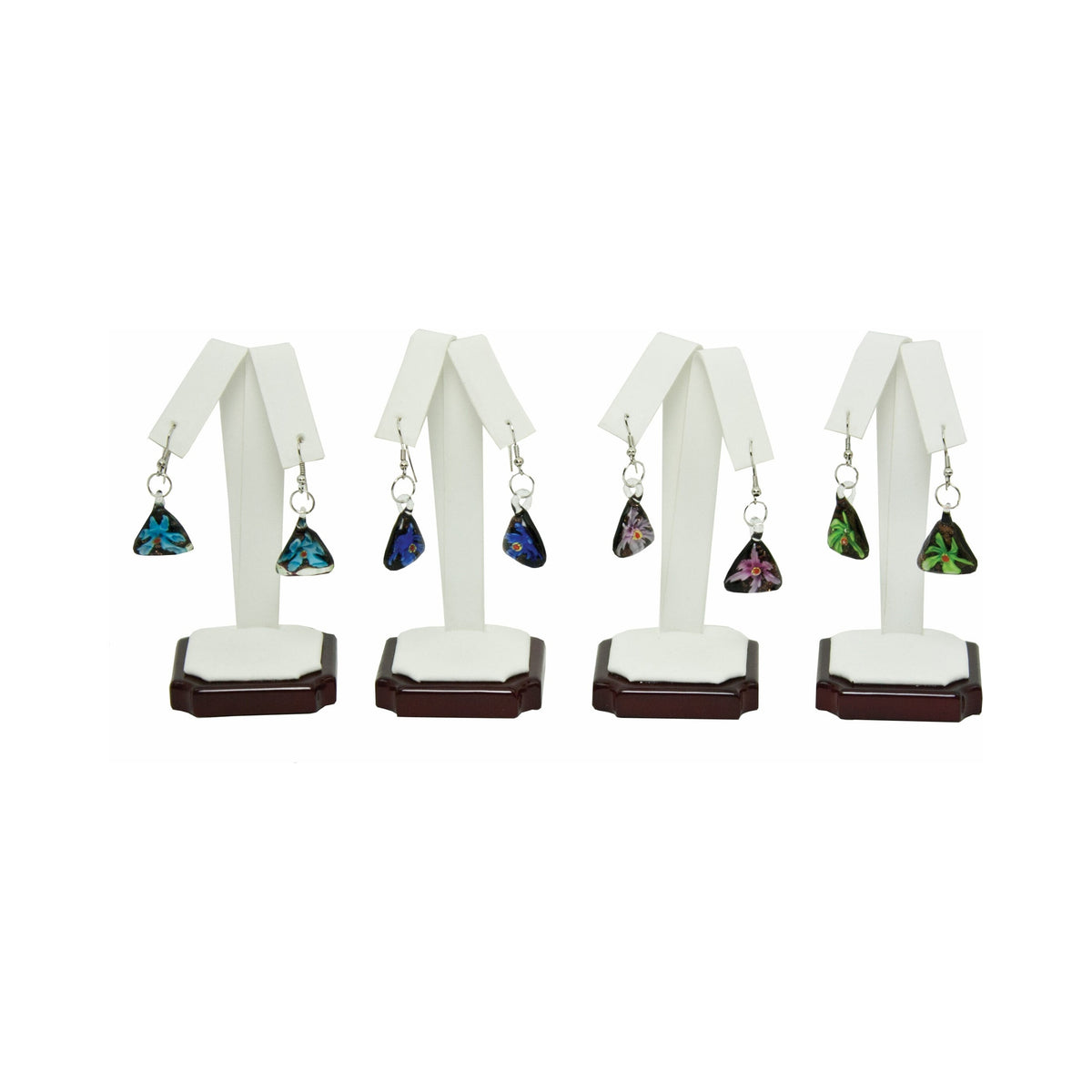 S/4 Pairs of Flower Earrings – (Pkg. 12)