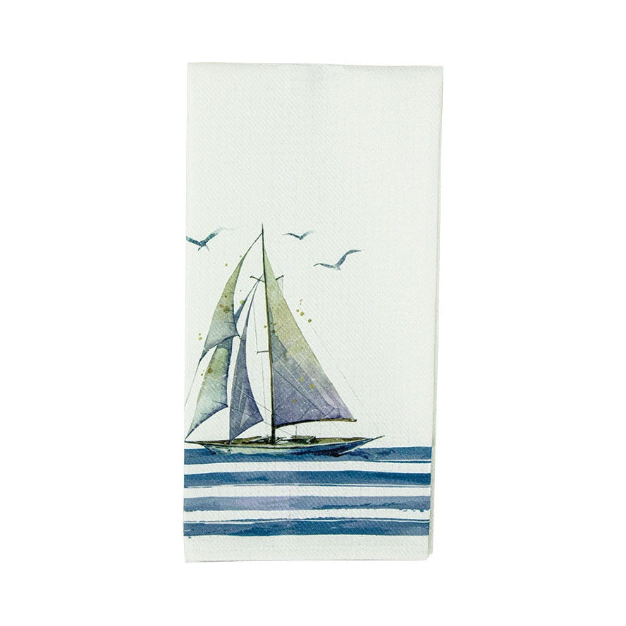 Sailboat Tea Towel – (Min. 4)