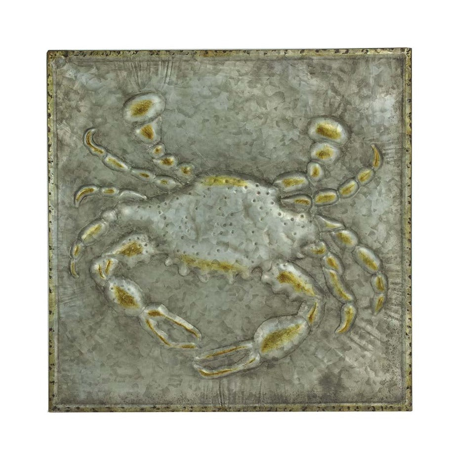 Crab Plaque – Tin (Pkg. 2)