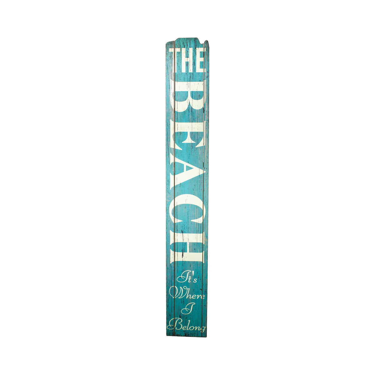 The Beach Sign Wood – (Pkg. 4)