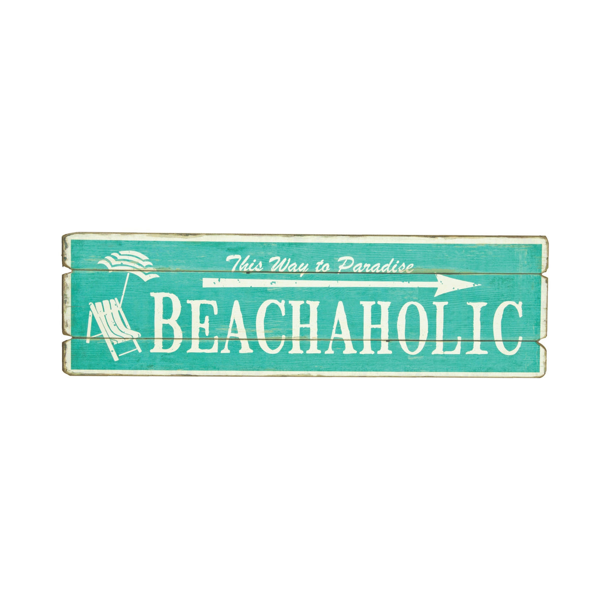 Beachaholic Sign – Wood (Min. 2)