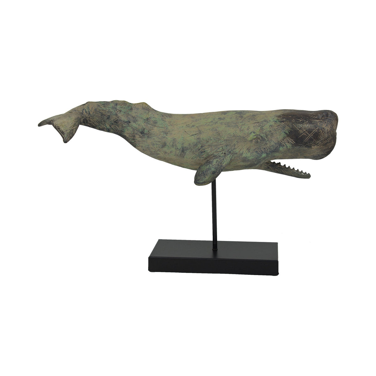 Sperm Whale on Stand – Resin