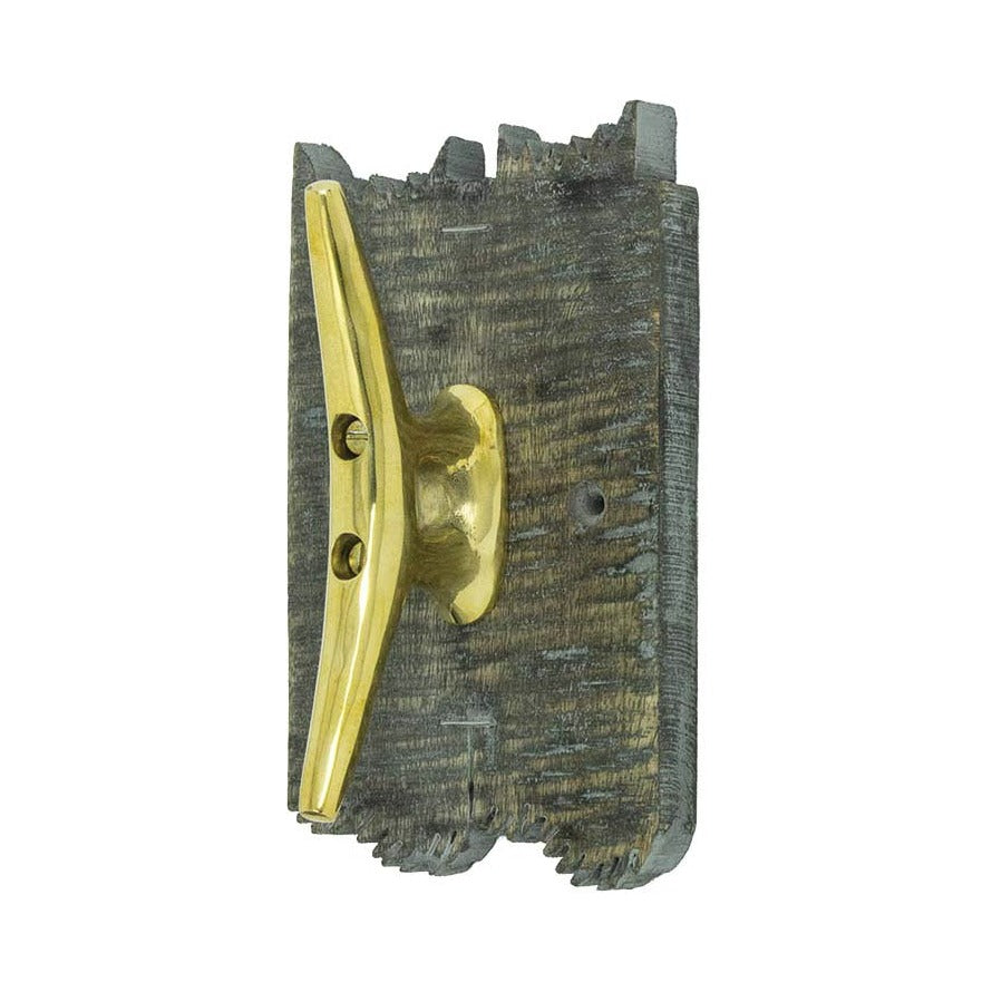 Brass Hook on Board