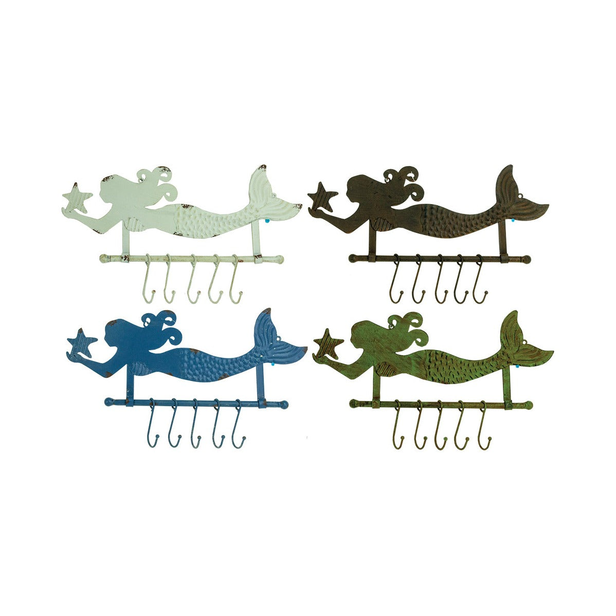Mermaid w/ Hooks – (Pkg. 4)