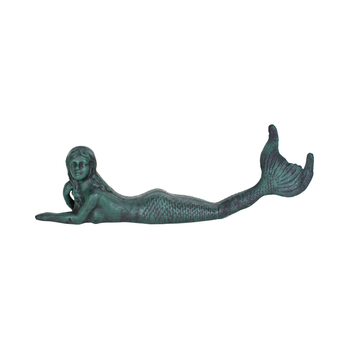 Lg. Laying Mermaid – Verdigris