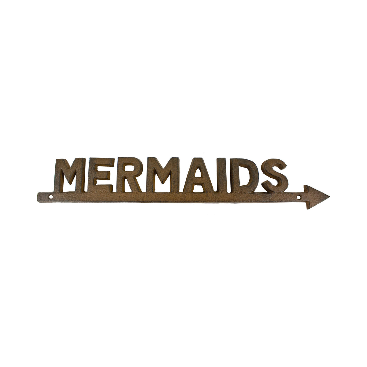 Mermaids Sign – Rust (Pkg. 4)