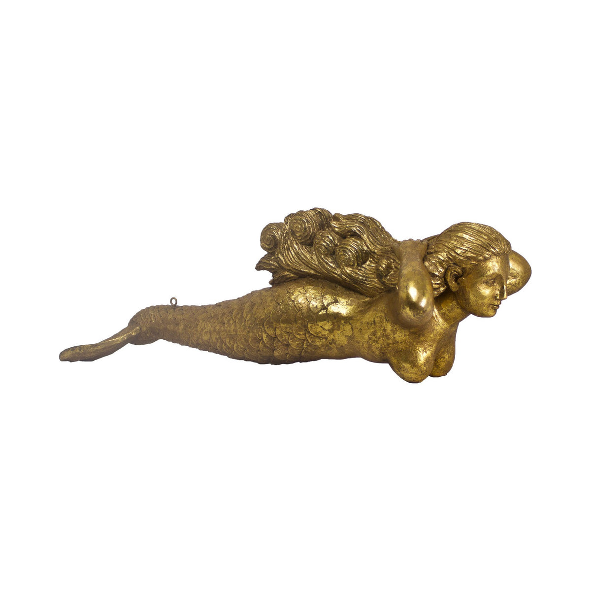 Mermaid – Gold – Resin