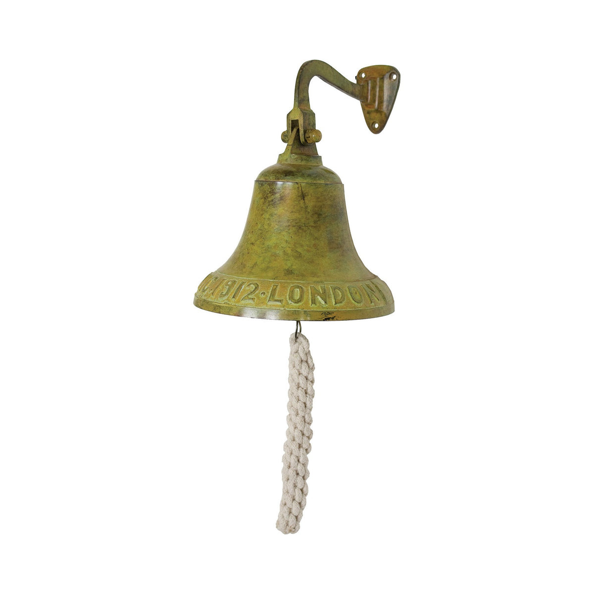 Titanic Bell – Verdigris – Ant. Brass Over Aluminum