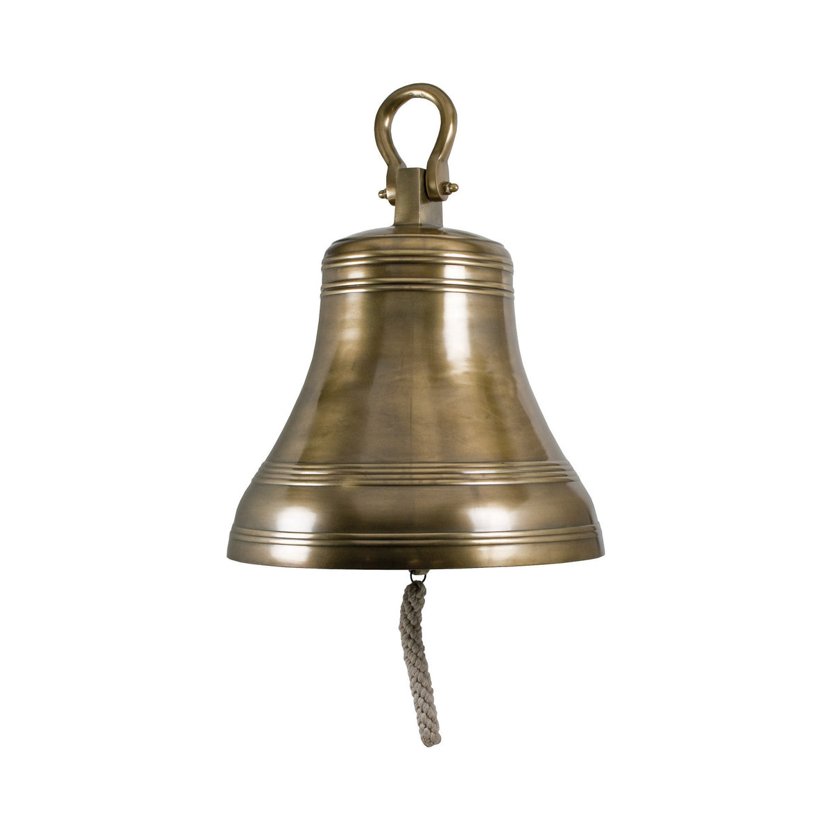 Extra Large Bell – Antique Brass over Aluminum