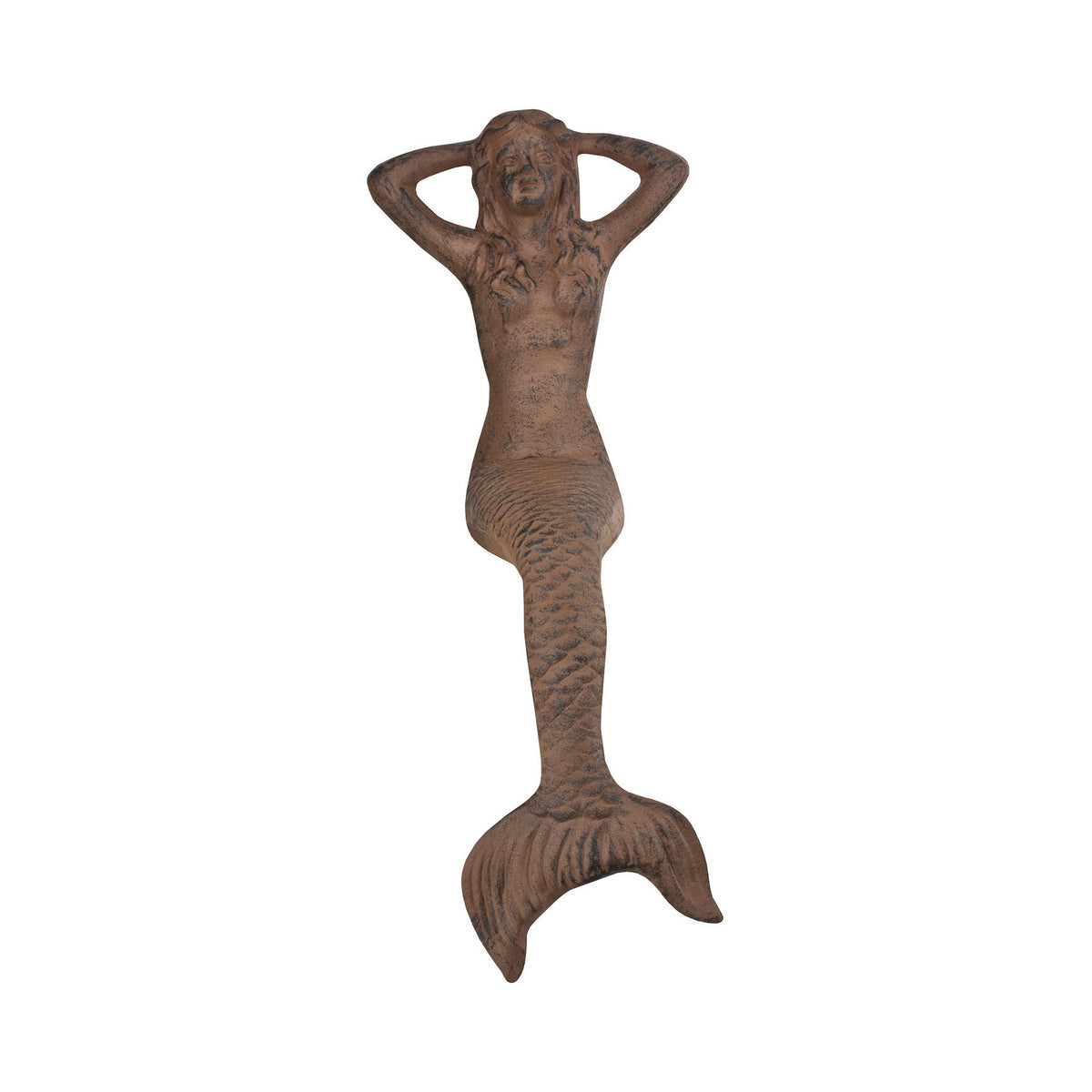 Sitting Mermaid – Rust